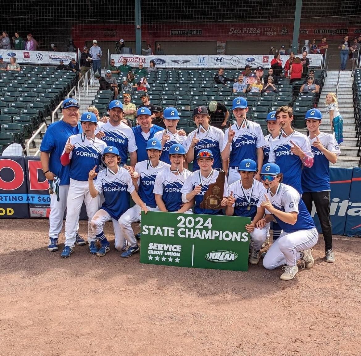 Gorham Huskies Baseball clinch first state title in 25 years